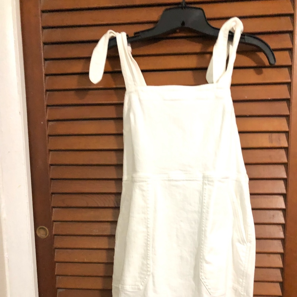 White denim dress